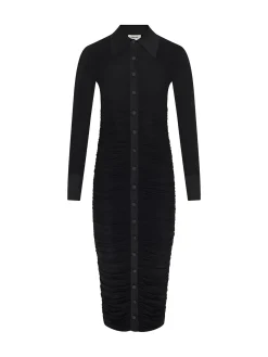 Adriana Ruched Midi Dress