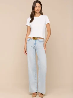 Aileen Cotton Crewneck Tee
