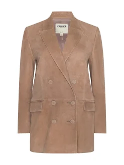 Aimee Oversized Suede Blazer