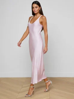 Akiya Satin Maxi Dress