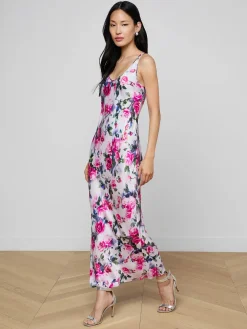 Akiya Satin Maxi Dress