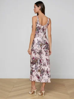 Akiya Satin Maxi Dress