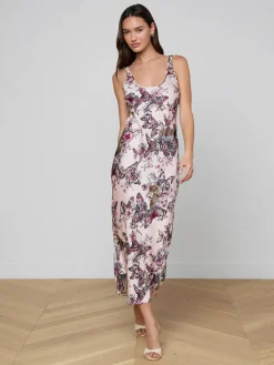 Akiya Satin Maxi Dress