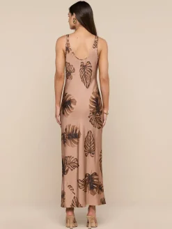 Akiya Satin Maxi Dress
