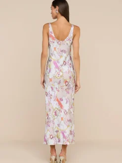 Akiya Satin Maxi Dress