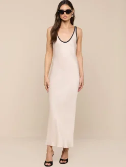 Akiya Satin Maxi Dress