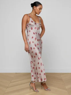 Akiya Satin Maxi Dress