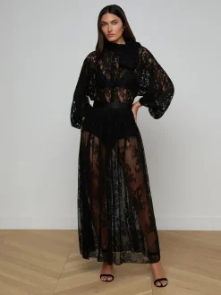 Alona Lace Maxi Skirt