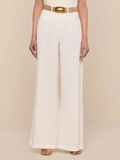 Amara Linen Wide-Leg Pant