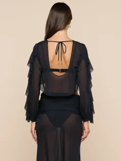 Ambala Mesh Cover-Up Top