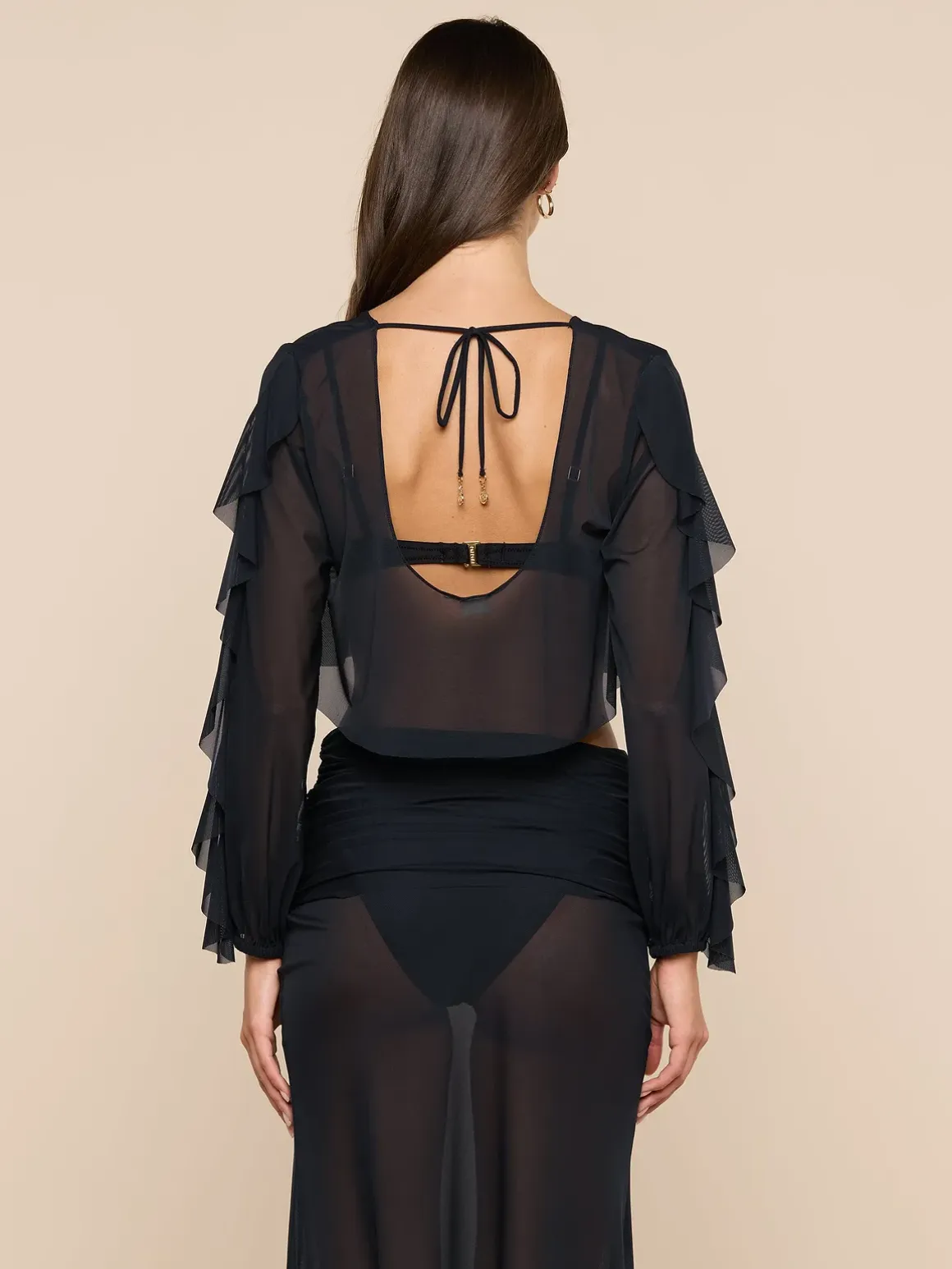 Ambala Mesh Cover-Up Top
