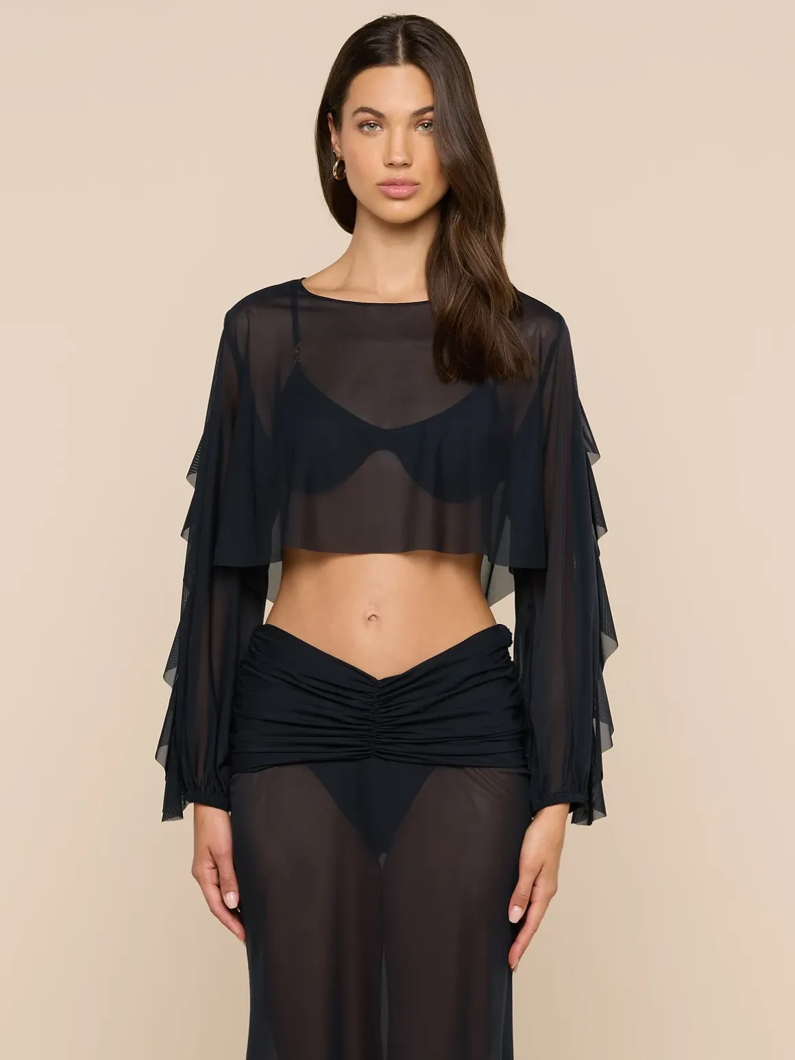 Ambala Mesh Cover-Up Top
