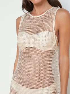 Angela Mesh Cover-Up Dress