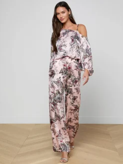 Asami Chain One-Shoulder Blouse