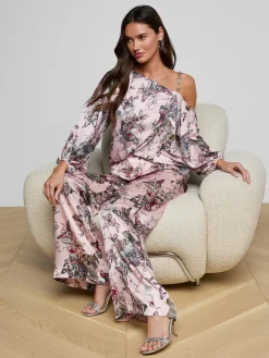 Asami Chain One-Shoulder Blouse