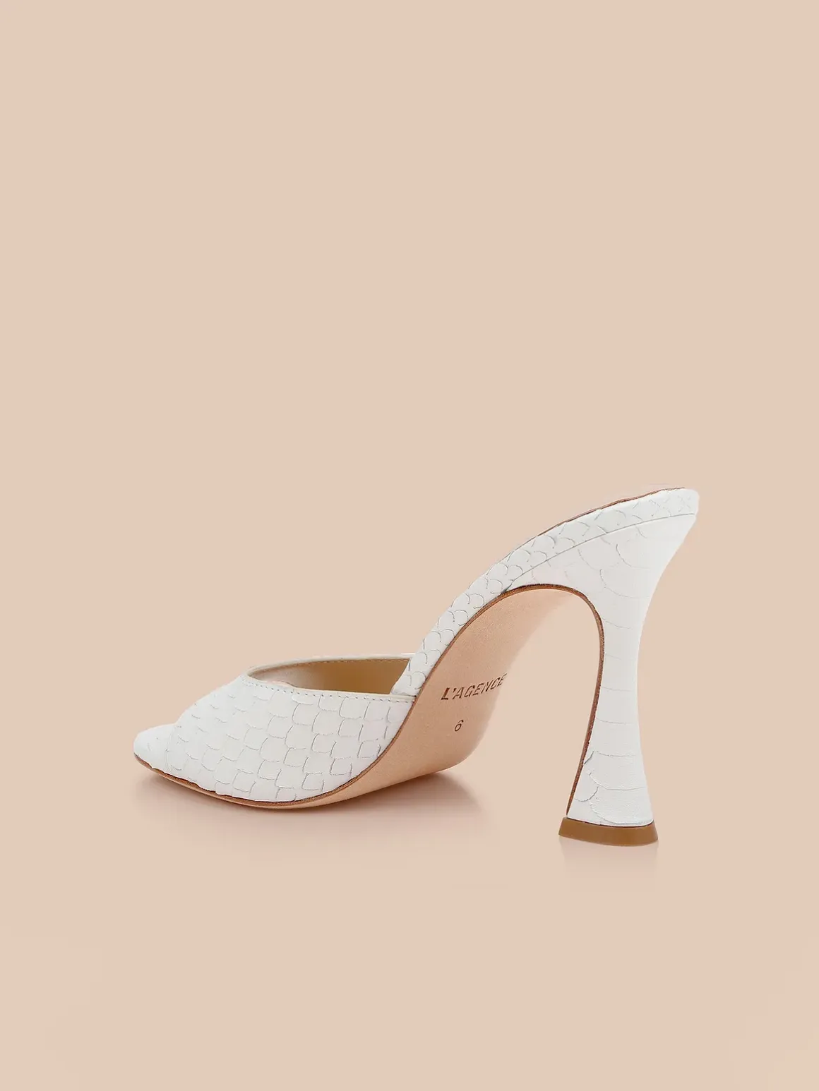 Avery Leather Open-Toe Mule