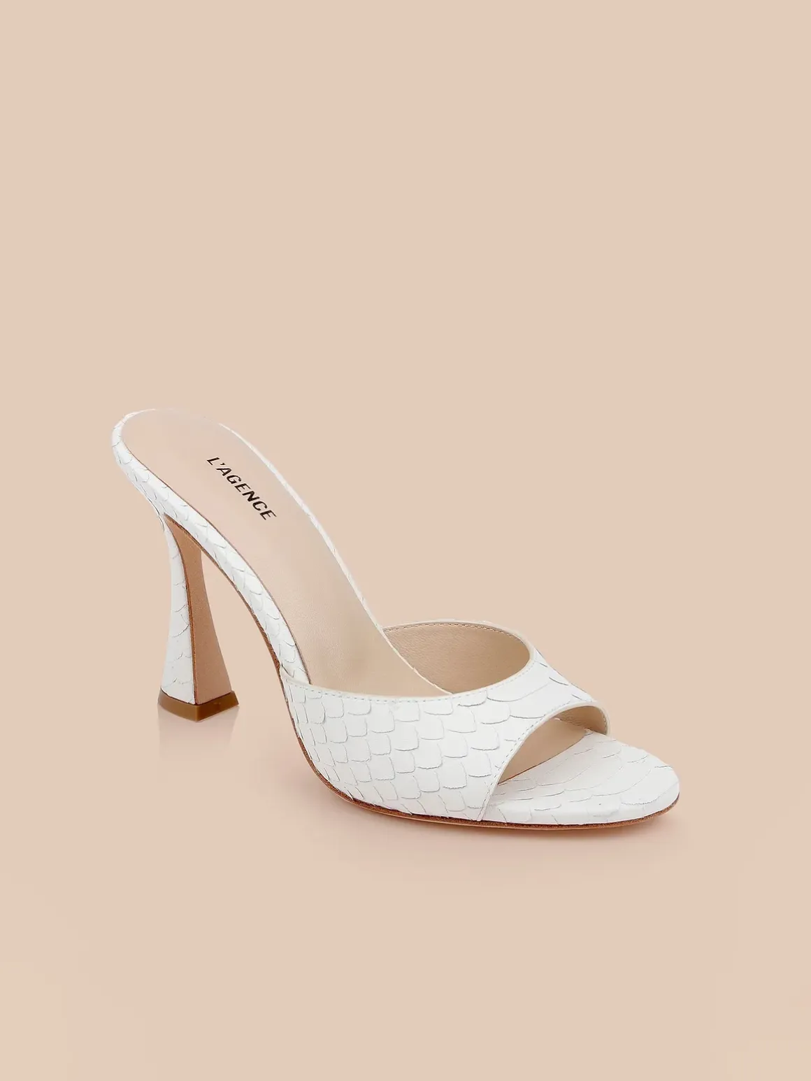 Avery Leather Open-Toe Mule