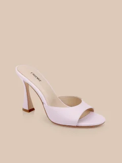 Avery Leather Open-Toe Mule