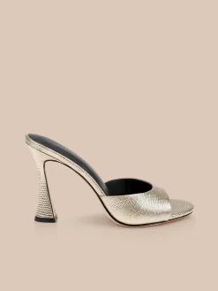 Avery Leather Open-Toe Mule