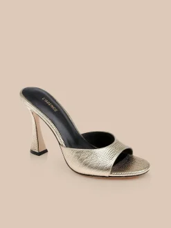 Avery Leather Open-Toe Mule
