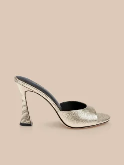 Avery Leather Open-Toe Mule