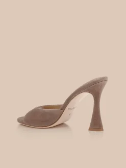 Avery Suede Open-Toe Mule