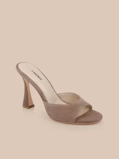 Avery Suede Open-Toe Mule