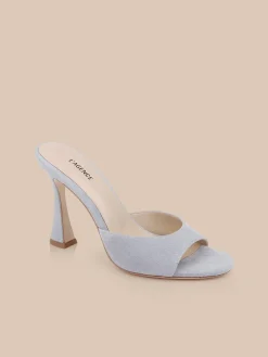 Avery Suede Open-Toe Mule