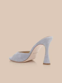 Avery Suede Open-Toe Mule