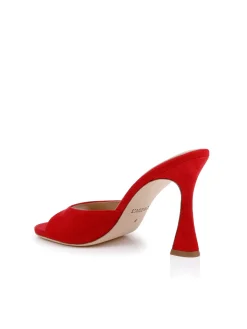 Avery Suede Open-Toe Mule