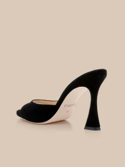 Avery Suede Open-Toe Mule