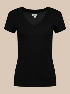 Becca Cotton V-Neck Tee