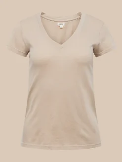 Becca Cotton V-Neck Tee