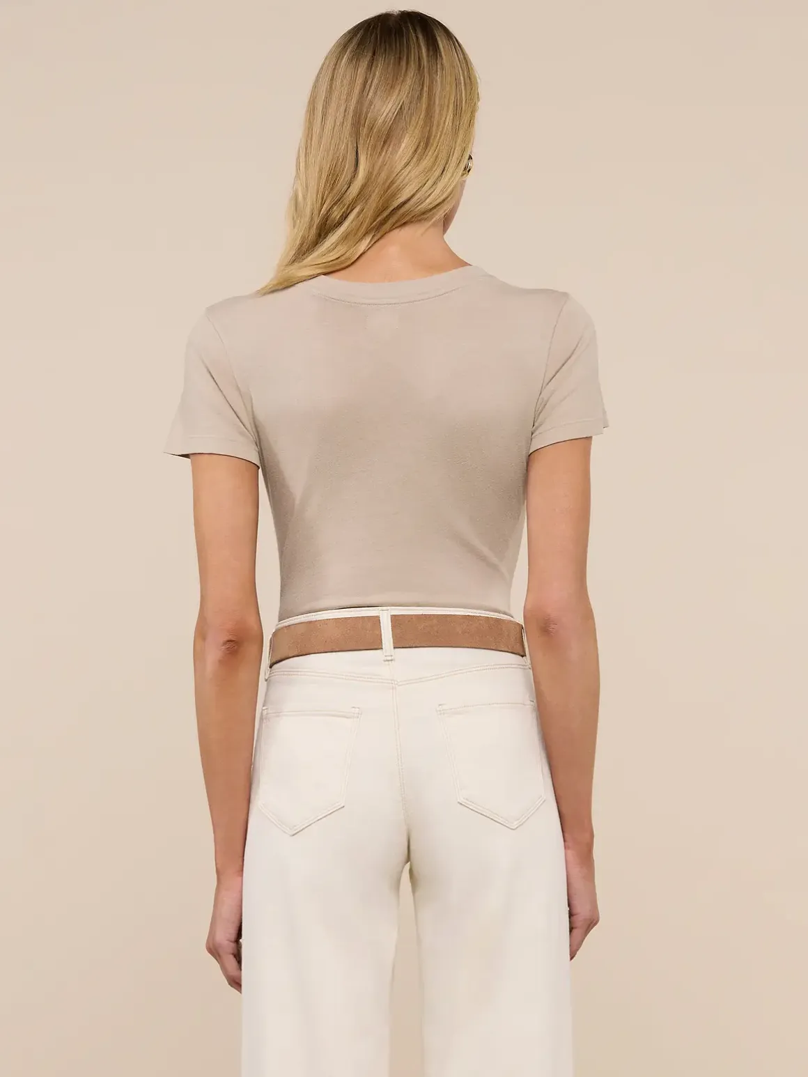 Becca Cotton V-Neck Tee