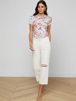 Blaine Cropped Stovepipe Jean