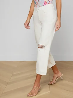 Blaine Cropped Stovepipe Jean