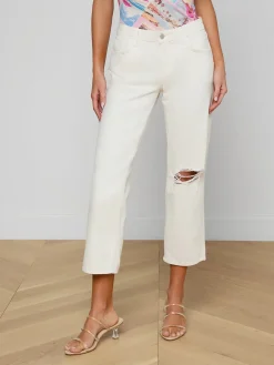 Blaine Cropped Stovepipe Jean