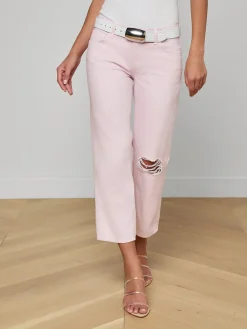 Blaine Cropped Stovepipe Jean