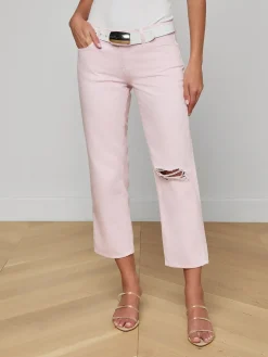 Blaine Cropped Stovepipe Jean