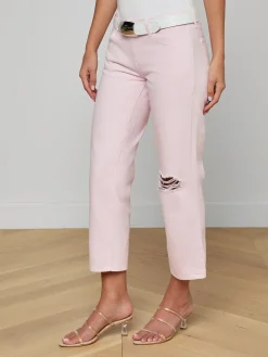 Blaine Cropped Stovepipe Jean
