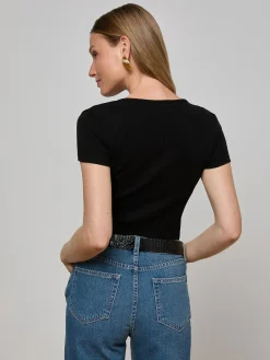 Brynlee Scoopneck Tee