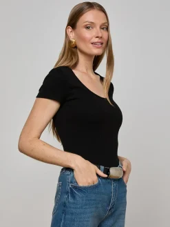 Brynlee Scoopneck Tee