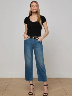 Brynlee Scoopneck Tee