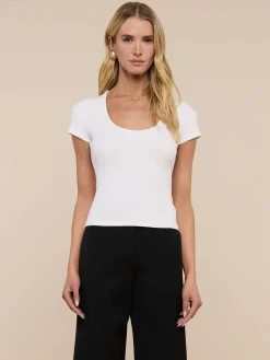 Brynlee Scoopneck Tee