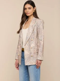 Cambrie Oversized Linen-Blend Blazer