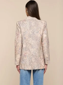 Cambrie Oversized Linen-Blend Blazer