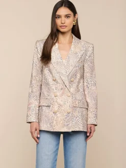 Cambrie Oversized Linen-Blend Blazer