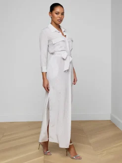 Cameron Silk Shirt Dress