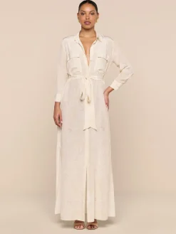 Cameron Silk Shirt Dress