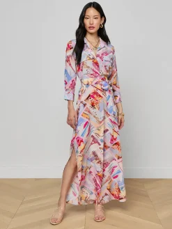 Cameron Silk Shirt Dress